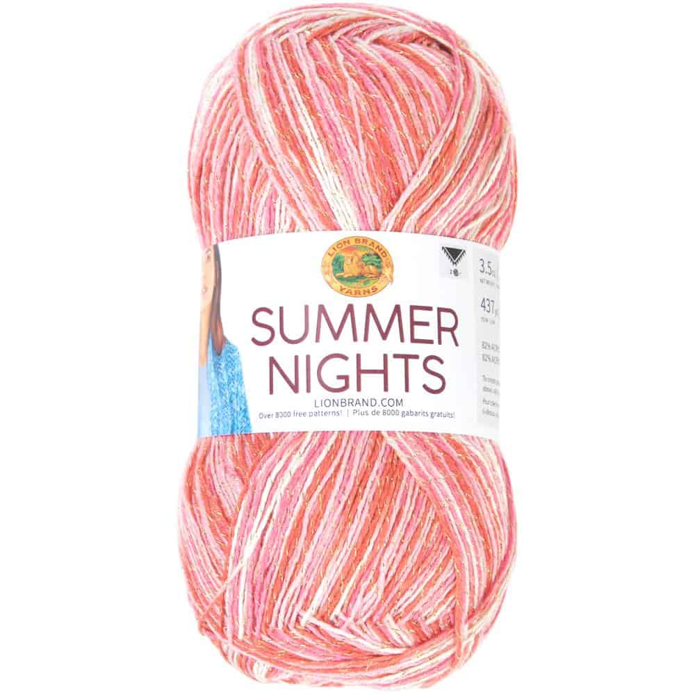 Tropical Punch Summer Nights Yarn by Lion Brand - Chappy's Fiber Arts and  Crafts