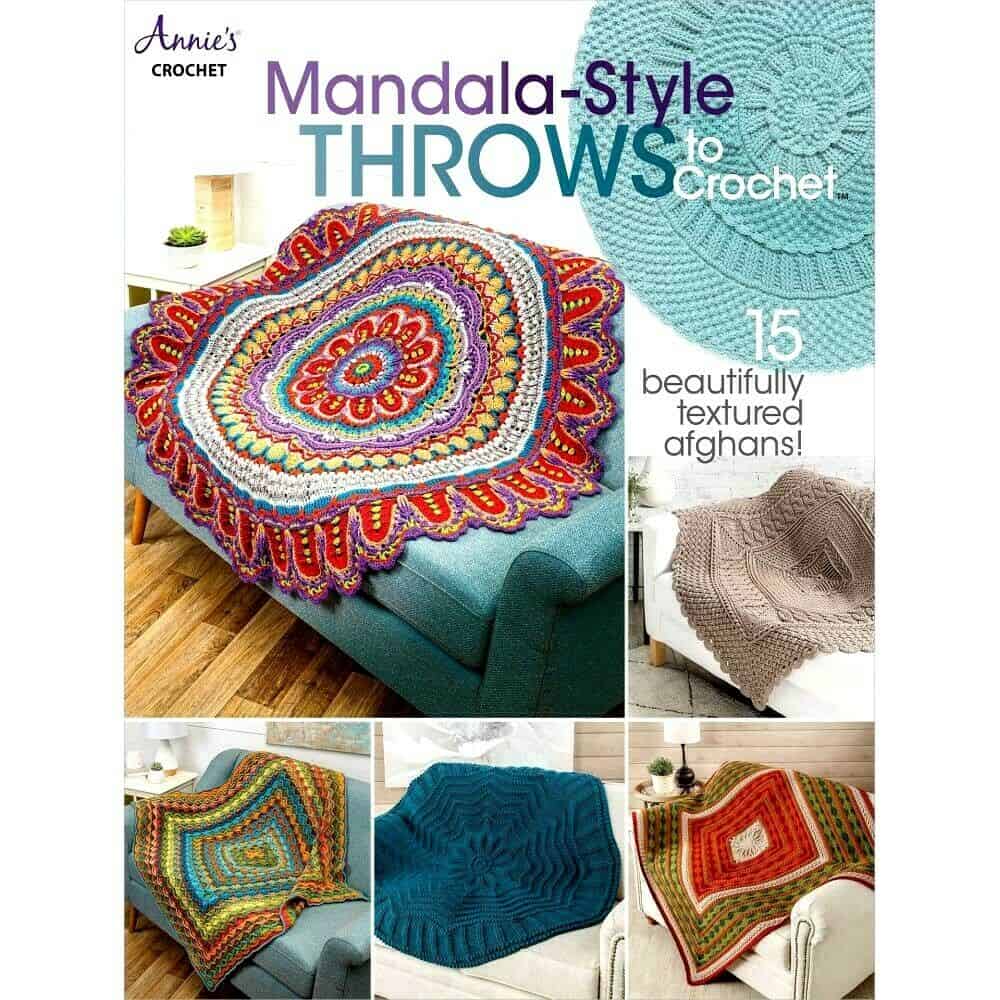 Annie's Books-Mandala-Style Throws to Crochet